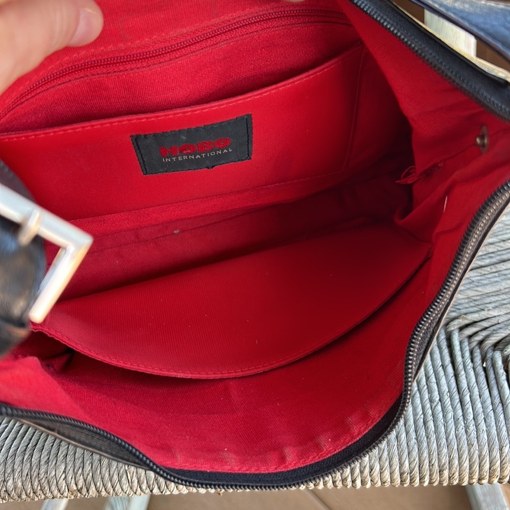 HOBO Black Leather Small Shoulder Bag~please read! - Picture 6 of 16